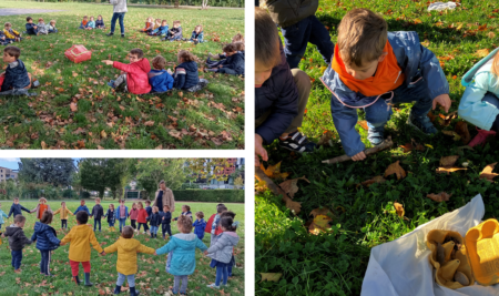 Pour les coquelicots l’école se passe dehors