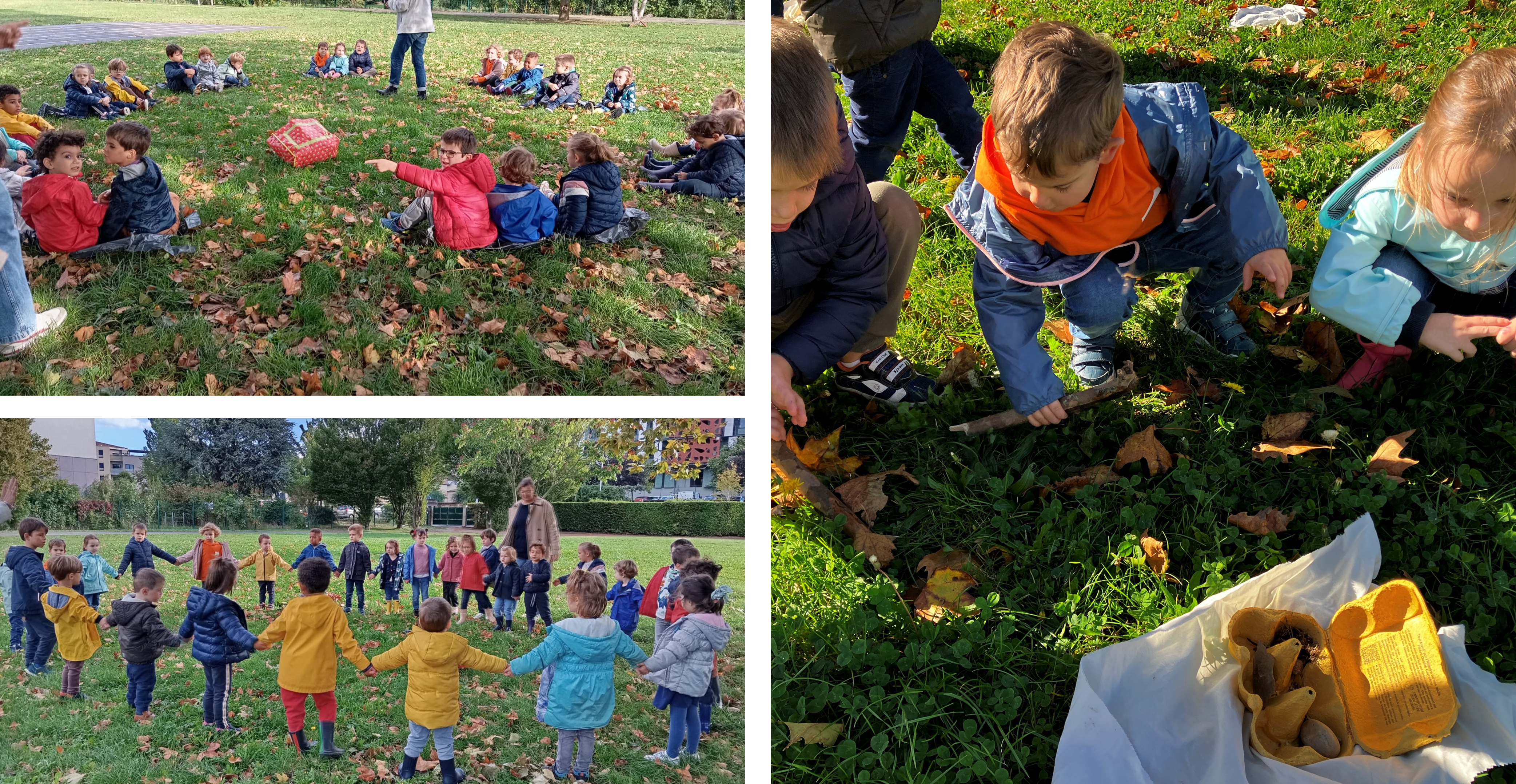 Pour les coquelicots l’école se passe dehors